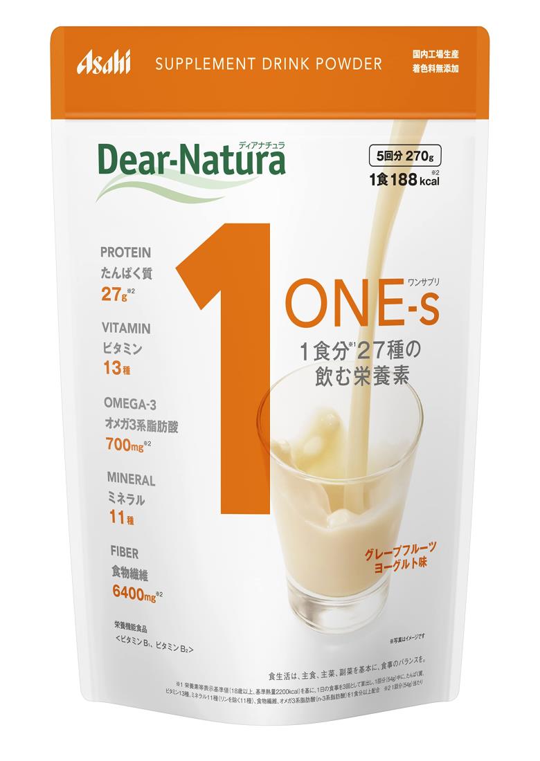 ディアナチュラ ワンサプリ グレープフルーツヨーグルト味 270g(5回分)