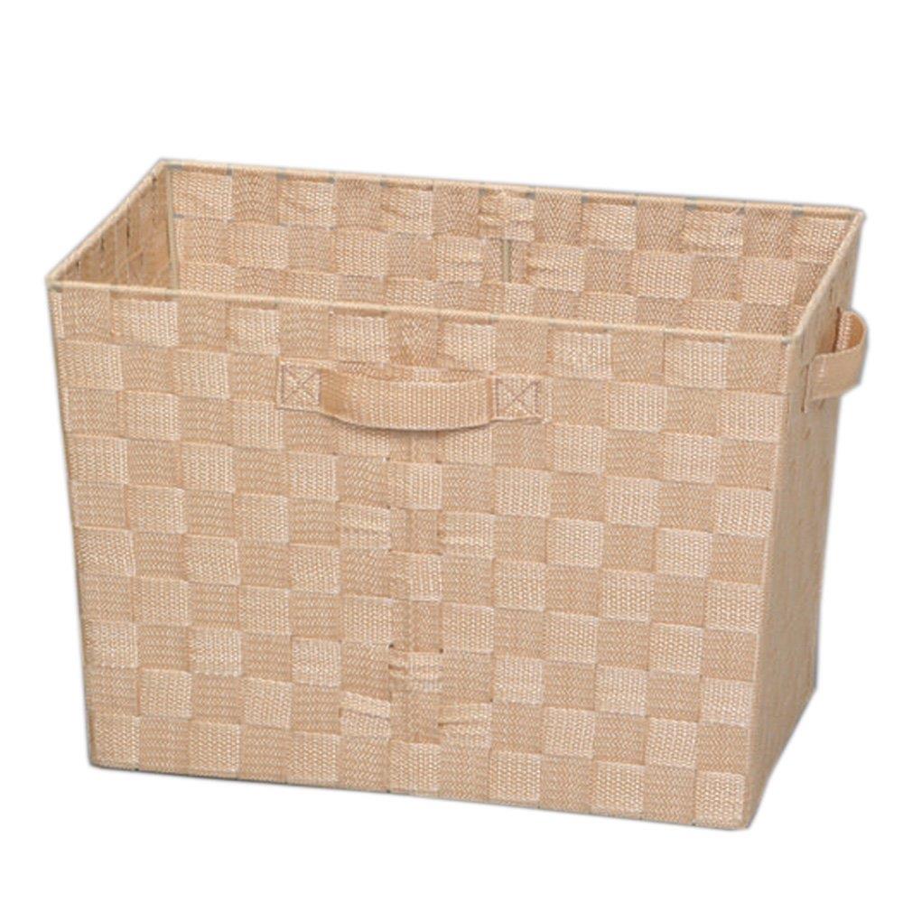 アイリスオーヤマ カラーバスケット 深型 ベージュ 幅38×奥行26×高さ26 CBK-38D