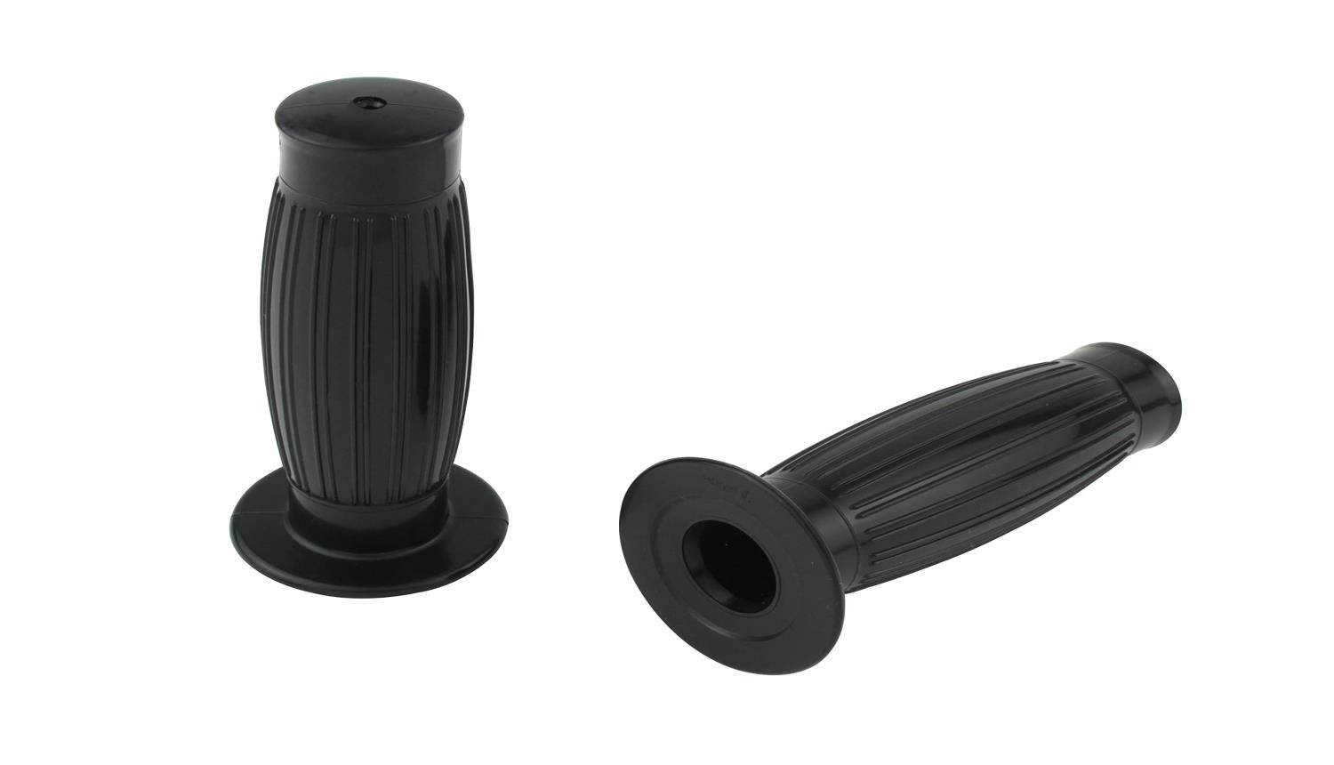 ポッシュフェイス(POSH FAITH) バイク用グリップ タル型グリップ 左右セット φ22.2mmオートバイハンドル用 ブラック 010072-BK-10