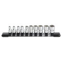トネ(TONE) ソケットセット(6角・ホルダー付) HS210 差込角6.35mm(1/4”) 内容10点