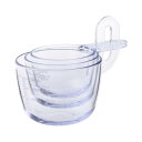 貝印 KAI 重ねて収納できる スタッキング 計量カップ 3個セット 60ml 100ml 200ml 食洗機対応 クリア KAI KITCHEN 日本製 DH...