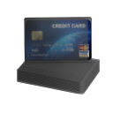 kwmobile 10x クレジット カードケース 保護カバー - カード入れ クレカ 銀行カード 交通系ICカード 保険証 - TPU シリコン製 プロテクタ...
