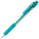 ぺんてる 油性ボールペン ドットイー BK127D 0.7グリーン軸 10本(3)