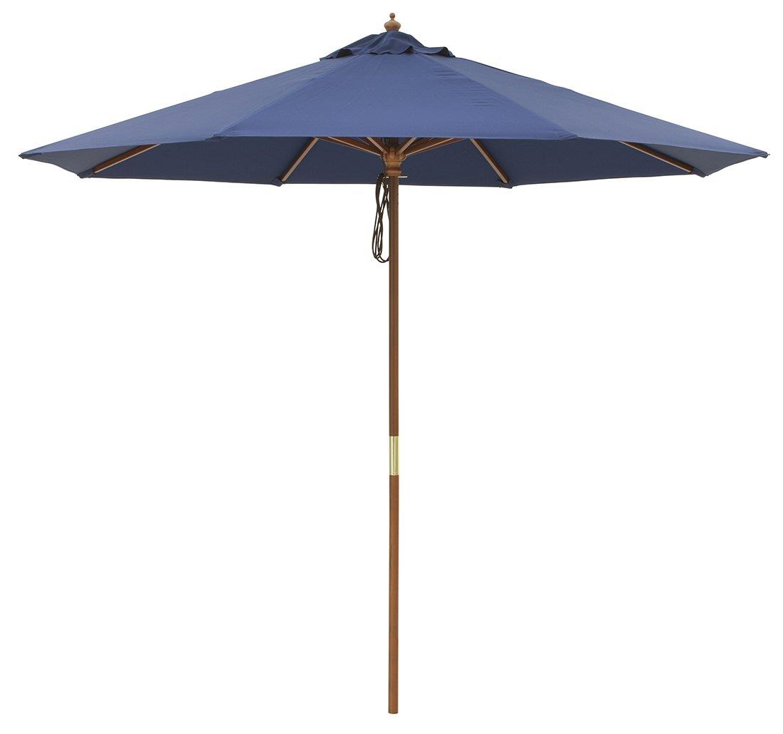 タカショー 日よけ ウッドパラソル 2.7m ネイビーブルー 【PAS-27BL】 ガーデン ファニチャー 紫外線カ..