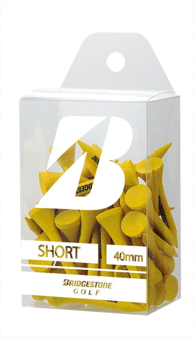 BRIDGESTONE(ブリヂストン) ゴルフ ウッドティー(ショート・43本入り) GAG302 イエ ロー 2023年モデル