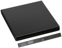 変換名人 スリムドライブ用ドライブケース USB2.0接続 スリムSATA接続ドライブ専用 DC-SS/U2(2)