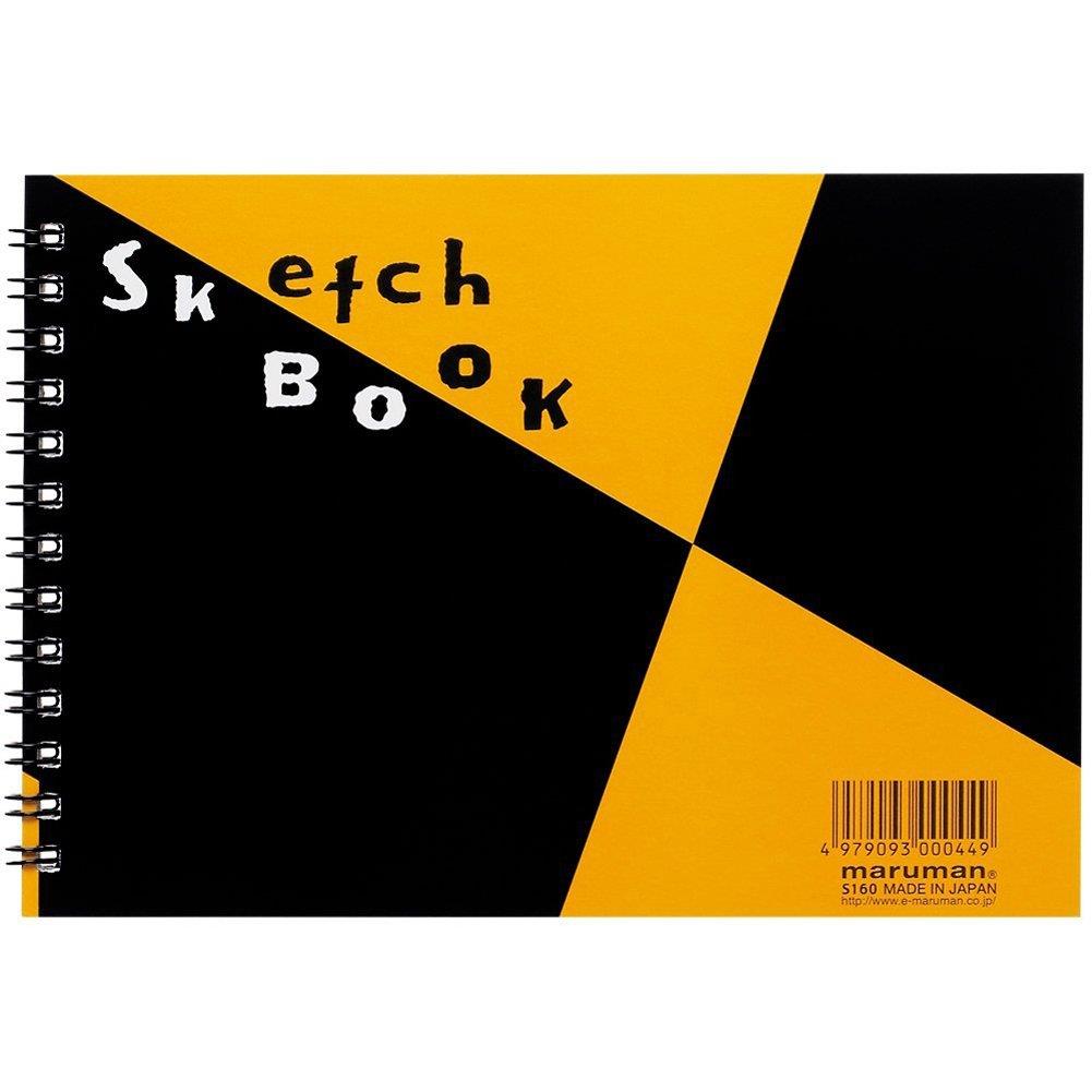 マルマン スケッチブック 図案シリーズ B6 画用紙 S160 10冊パック ホワイト