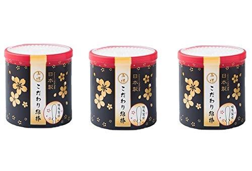 こだわり綿棒 日本製 180本入×3個
