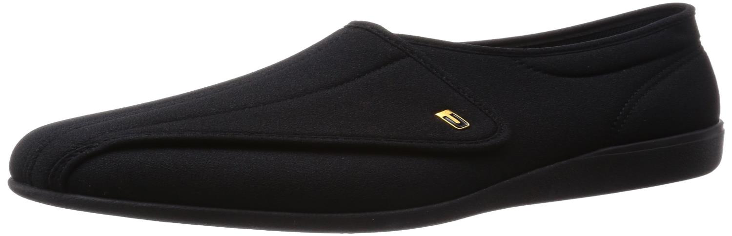 カイホシュギ 介護シューズ 軽量 幅広4E KHS M900 メンズ ブラックストレッチ 25.5 cm 4E