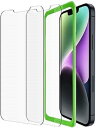 Belkin i Phone 14 Plus / 13 Pro Max用 保護ガラスフィルム 強化ガラス 日本AGC旭硝子製 0.33mm 簡単取付キット付き ...