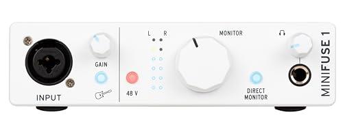 Arturia アートリア 音楽制作ソフト付属 ポータブル・オーディオインターフェイス MiniFuse 1 ホワイト