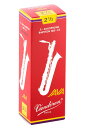 バンドーレン バリトンサクソフォンリード ジャバ・ファイルド・レッドカット(JAVA FILED RED CUT) 硬さ:2-1/2 (5枚入)