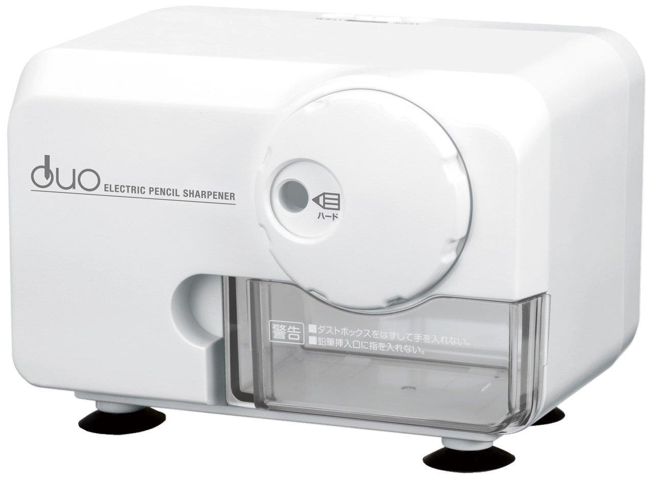 アスカ 電動シャープナーDUO ホワイト 色鉛筆対応 EPS600W