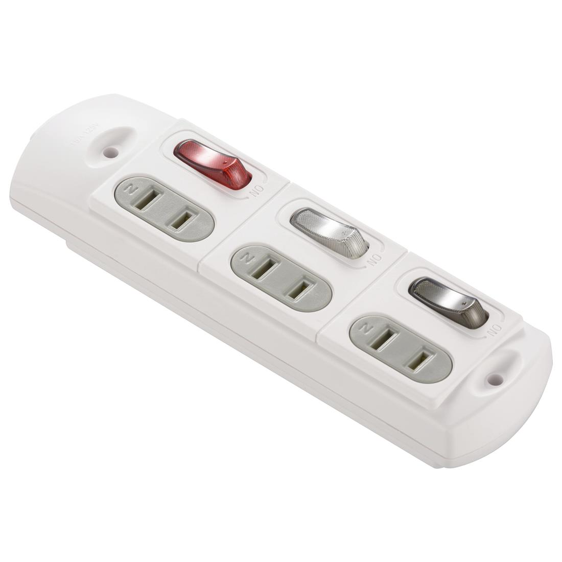 オーム(OHM) 電機 電源タップ DIYタップ 個別スイッチ付き 3個口 補修用電源タップ HS-TM3BSWX3-W 00-1..