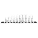 トネ(TONE) ヘキサゴンソケットセット(ホルダー付) HH310 差込角9.5mm(3/8”) 内容10点