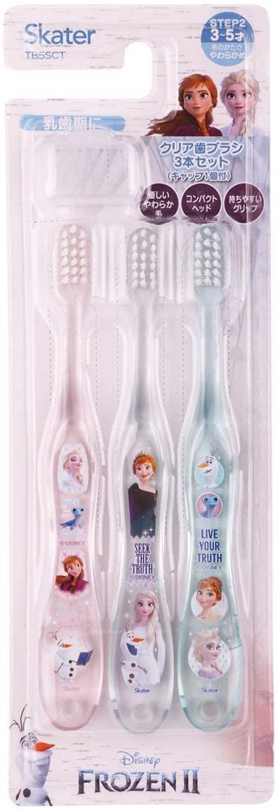 スケーター 歯ブラシ 園児用 3-5才 やわらかめ 3本セット アナと雪の女王 2 TB5SCT-A