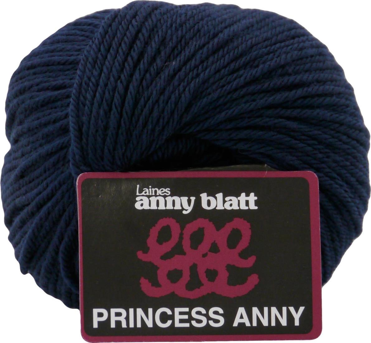 パピー プリンセスアニー 毛糸 合太 Col.516 ブルー 系 40g 約112m 10000031