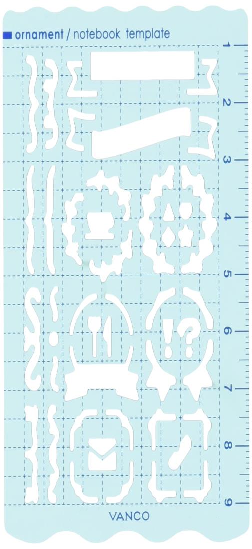 バンコ ノートブックテンプレート オーナメント 39502