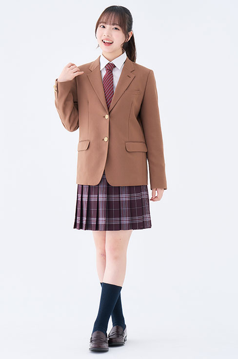 制服 ブレザー 女子 スクールブレザー キャメ...の紹介画像2