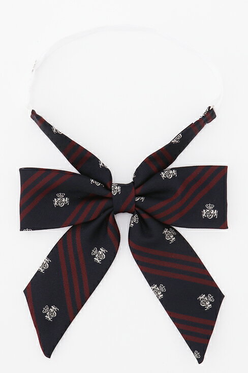 【お得なクーポン！12/4(木)20時から】 制服 リボン 無地 スクールリボン 女子 ネイビー エンジ ピンク ブルー 青 学生 【 日本製 】 ST510