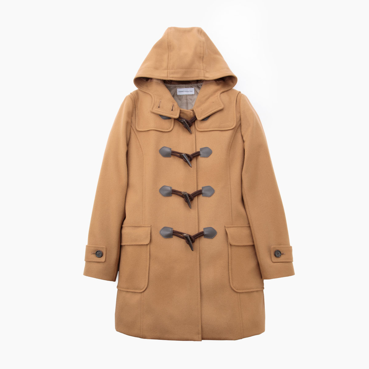 ◉好きなkoto☺︎ 23区 ダッフルコート キャメル 38 M~L ダッフル
