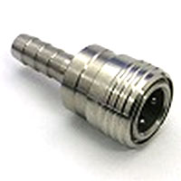 バルブなしカップラーステンレス製　ソケット(メス)　ホース口3NSH SUS | 11(mm)