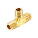 黄銅製ねじ込み継手チーズ 三方RオネジTM-1333R | R3/8×R3/8×R3/8