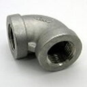 ステンレスねじ込み継手90°エルボ 二方RcメネジML-Rc3/4 | Rc3/4×Rc3/4(20A)(mm)