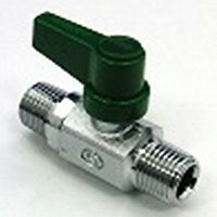 Rakuten - ボールバルブ 小型ボールバルブ　二方RオネジM3-10A | R3/8(mm)