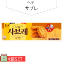 製品名[ヘテ] サブレ食品類型韓国お菓子類製造会社名クラウン内容量84g(12個入り)主原料小麦粉(小麦：アメリカ産)、その他砂糖(白砂糖、澱粉)、ショートニング(パーム油類：マレーシア産)、たまご、加工バター(牛乳、硬化油)、精製塩、レシチン(大豆)、バニリン、合成着香料(バニラ香、クリームソーダ香、ミルク香)、(原材料の一部に小麦、卵、乳成分、大豆を含む)原産国名韓国賞味期限別途記載保存方法直射日光、高温多湿を避け、 28℃以下の涼しい場所で保存してください。特徴サックリとした食感とバターの風味が特徴のクッキーです。 昔ながらの懐かしい味 牛乳、コーヒー、お茶のお供にぴったりです