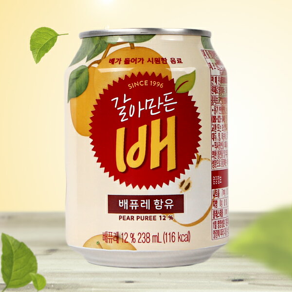 [htb]梨ジュース（缶）238ml 韓国飲み