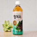 ウンジン ホッケ茶 500ml ケンポナシエキスを含むお茶ドリンク。 韓国では、ケンポナシエキスを含むお茶が飲料メーカー各社から発売されており、お酒を飲む前や飲んだ後に飲むものとして親しまれています。