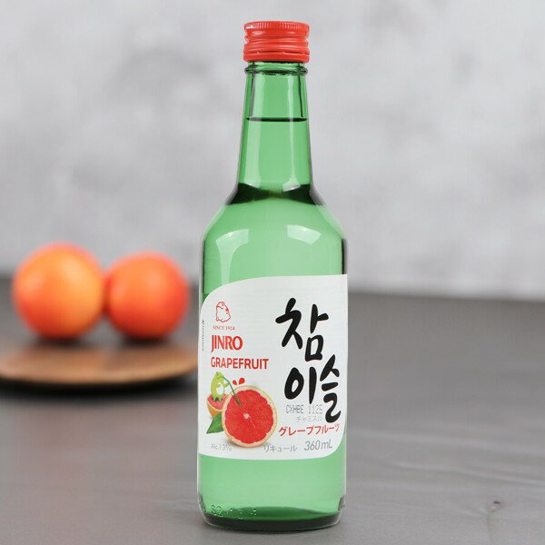 チャミスルグレープフルーツ味360ml Alc.13％ 韓国お酒 伝統酒 韓国食品