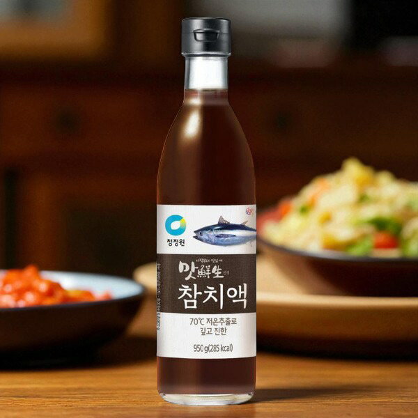 [清浄園] 大容量 チョンジョンウォン 大容量 味鮮生 マグロ エキス 950g / マグロ旨味たっぷり