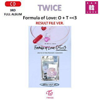 ڤޤTWICEFormula of LoveۡTHE 3RD SPECIAL FILE VER  3 ڥ ȥ磻 /ޤ̿+ȥ쥫(8809755509484)