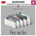 【特典ポスター付き】【おまけ付き】SEVENTEEN 正規4集 アルバム【 Face the Sun 】(バージョンランダム)セブンティーンSVTセブチ/おまけ：生写真 トレカ(8809848754920-01)