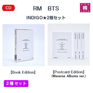 ڤޤդBTS RM INDIGOBook Edition+Postcard Editionۡ2糧å ƾǯ Х󥿥 Ф󤿤 /ޤ:̿+ȥ쥫(8809903921274-02)