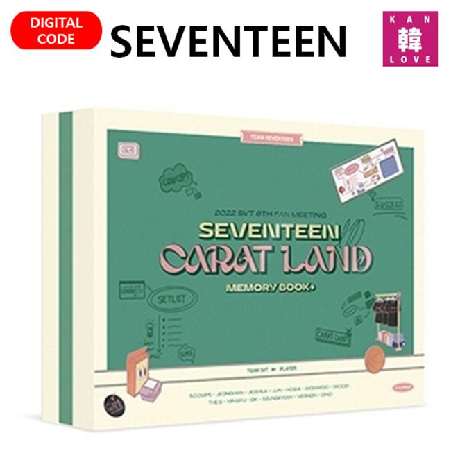 楽天韓Love【おまけ付き】SEVENTEEN 6TH FAN MEETING【SEVENTEEN in CARAT LAND】MEMORY BOOK+ DIGITAL CODE セブチ SVT/おまけ：生写真+トレカ（8809375125095-01）