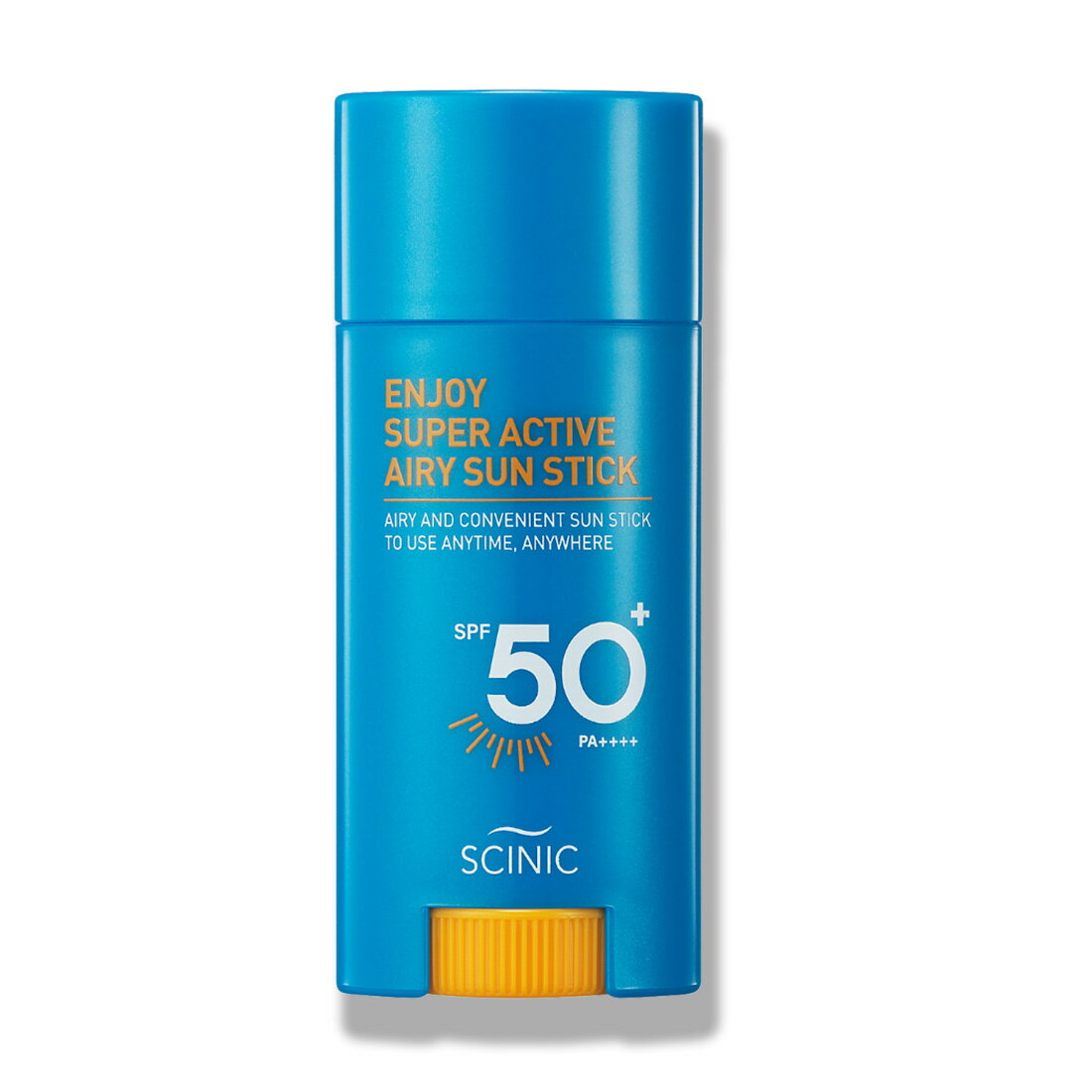 日焼け止め サンスティック サイニック エンジョイ スーパーアクティブ エアリーサンスティック SPF50+ PA++++ 15g ENJOY SUPER ACTIVE AIRY SUN STICK 日焼け止め サンスクリーン 紫外線ケア さらさら 韓国コスメ PM2.5吸着防止 軽い さわやか 携帯用 日本発