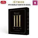 【おまけ付き】TWICE 公式 BLU-RAY【TW ICE 4TH WORLD TOUR III IN SEOUL】（リージョンALL）【特典ポスターなし】トワイス写真集ツアー ソウル コンサートライブ/おまけ：生写真 トレカ(8809375123947-01)