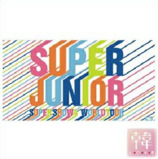 【おまけ付き】SUPER JUNIOR バスタオル SUPER SHOW4 IN SEOUL ENCORE CONCERT スーパージュニア/おま..