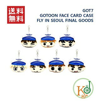 【K-POP グッズ】 GOT7 - GOTOON FACE CARD CASE (FLY IN SEOUL FINAL GOODS) /ゴッドセブン交通カードケース(1600211132-1)