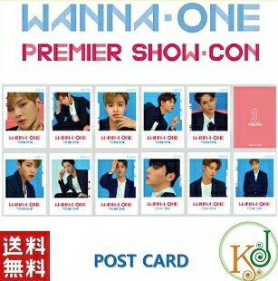 【K-POP 韓流】 WANNA ONE 「POST CARD」 PREMIER SHOW CON/ ワナワン ポストカード(8809534466556-4)