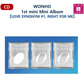 y܂tzzEHm 1W~jAoyLOVE SYNONYM #1. RIGHT FOR MEz o[W_ WONHO CD Ao/܂Fʐ^(8804775147661-01)