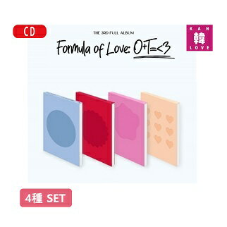 楽天韓Love【おまけ11種付き】TWICE【Formula of Love】★4種セット THE 3RD FULL ALBUM [初回特典なし] トォワイス CD アルバム/おまけ：生写真1+トレカ10（8809755509156-03）