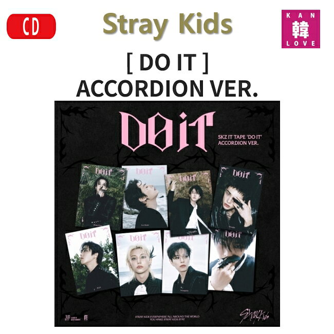 [初回特典+おまけ付き] Stray Kids SKZ IT TAPE [DO IT] ACCORDION VER. アルバム スキズ JYP/おまけ：生写真+トレカ(8809954224843-01)
