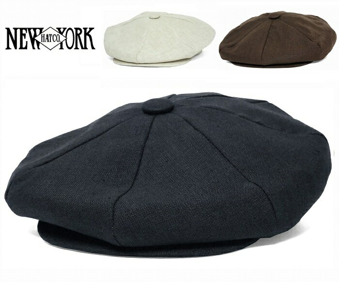 ニューヨークハット 帽子 レディース NEW YORK HAT ニューヨークハット 帽子 キャスケット キャップ 6200 Linen Big Apple リネンビッグアップル おしゃれ 父の日 プレゼント