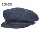 NEW YORK HAT ニューヨークハット 帽子 ハンチング キャップ 6221 Denim Stitch Spitfire デニムステッチスピットファイア おしゃれ 母の日 プレゼント