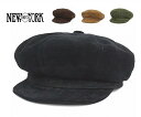 NEW YORK HAT ニューヨークハット 帽子 キャスケット ハンチング キャップ #9260 Suede Spitfire スエードスピットファイア おし...