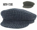 NEW YORK HAT ニューヨークハット 帽子 マリンキャップ #9087 Harris Tweed Dutch ハリスツイードダッチ おしゃれ